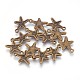 Tibetan Style Alloy Starfish/Sea Stars Charms MLF0463Y-NF-2