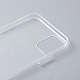 透明なDIYブランクシリコンスマートフォンケース  iphone11（6.1インチ）に適合  電話ケースを注ぐDIYエポキシ樹脂用  ホワイト  15.4x7.7x0.9cm MOBA-F007-08-5