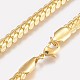 Brass Chain Necklaces Making NJEW-O101-06G-2