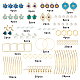 Kits de fabricación de aretes colgantes diy de sunnyclue DIY-SC0013-95-2