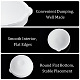 CHGCRAFT 5Pcs 2 Style Ceramic Crucible Bowl Quartz Melting Dishes Pot High Temperature Resistant Ceramic Crucibles for Melting Casting Refining Metal Gold Silver TOOL-CA0001-23-4