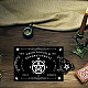 振り子ダウジング占いボードセット  プランシェット付きスピリットハント誕生日パーティー用品のための木製スピリットボードブラックトーキングボードゲーム  星の模様  300x210x5mm  2個/セット DJEW-WH0324-041-7