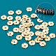 Perles d'espacement en laiton pandahall elite 50pcs KK-PH0004-13-4