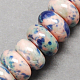 Perles en porcelaine manuelles PORC-Q209-13mm-8-2