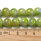 Chapelets de perles en jade naturelle teinte G-F764-03A-5