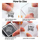 Globleland Acryl Briefmarken DIY-GL0001-25-3