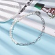 Natürliche Keshi-Perlenkette mit 304 Büroklammerkette aus Edelstahl für Frauen NJEW-JN03849-2
