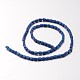 Chapelets de perles en hématite synthétique sans magnétique G-F300-40B-F05-2