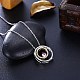 925 Sterling Silver Pendant Necklaces NJEW-BB32334-5