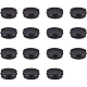 Benecreat15個60mlアルミ缶ジャー  diy工芸品用スクリューキャップ蓋付き丸型アルミ缶化粧品容器キャンドルトラベルストレージ-黒 CON-BC0004-26B-60ml-2