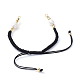 Création de bracelets de corde en nylon tressée AJEW-JB00540-02-3