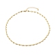 Ожерелья-цепочки из латуни с сердечками NJEW-JN03617-2