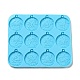 12 Constellations Flat Round DIY Pendant Silicone Molds X-DIY-G062-A01-4