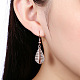 Brass Dangle Earrings EJEW-BB37471-RG-7