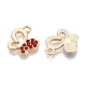 Cremagliera pendenti della lega di placcatura&nbsp;FIND-N005-23G-3