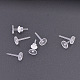 Risultati di orecchini a bottone tondi di plastica piatta X-KY-P007-N01-2