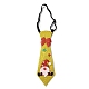 Krawatte aus Vliesstoff mit Weihnachtsmotiv AJEW-L092-A04-1