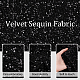 Tissu de paillettes de velours DIY-WH0430-178A-4