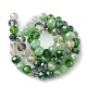 Electroplate Glass Beads Strands EGLA-YW0002-E05-1
