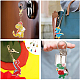 Kits de porte-clés de peinture diamant bricolage sunnyclue DIY-SC0016-57-6
