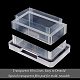 プラスチック透明シム  せっけん作り  長方形  透明  42x29.6x0.01cm DIY-WH0176-72-7