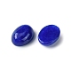 天然石ホワイトジェイドカボション  オーバル  染め  ブルー  8~8.5x6~6.5x2.5~3.5mm G-A094-01B-23-2