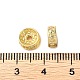 ラックメッキ真鍮製ビーズ  鉛フリー＆カドミウムフリー  コラム  ゴールドカラー  8x3.5mm  穴：2mm KK-M269-03G-3