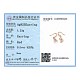 925 Sterling Silver Kitten Dangle Earrings EJEW-BB30538-G-2