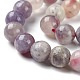 Natural Cherry Blossom Tourmaline Beads Strands G-Q1001-A04-02-3