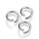 304 Stainless Steel Open Jump Rings X-STAS-E113-09P-1