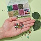 Metallic-Farben Stil Perlen DIY Schmuckherstellung Finding Kit DIY-YW0004-56-8