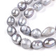 Нити из натурального культивированного пресноводного жемчуга PEAR-N014-08L-4