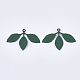 Spray Painted Eco-Friendly Iron Pendants IFIN-T009-21B-2