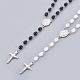 304 Edelstahl Rosenkranz Perlenketten aus rostfreiem NJEW-F240-01P-1