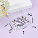 SUNNYCLUE 1 Box 10 Sets Toggle Clasps Toggle Jewelry Clasps Teardrop 304 Stainless Steel Toggle Clasp T-Bar Connectors OT Clasps for Jewelry Making Women Adults DIY Necklace Bracelet Crafts Supplies STAS-SC0004-23-7
