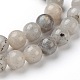 Labradorita natural hebras de perlas reronda G-L383-09-8mm-3