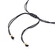 Set di braccialetti di perline intrecciati con filo di nylon regolabile BJEW-JB06436-8