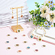 Arricraft 50pcs 5 couleurs pendentifs en coquille d'eau douce naturelle imprimée SHEL-AR0001-10-5
