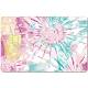 CREATCABIN Tie-Dye Card Skin Sticker Debit Credit Card Skins Covering Personalizing Bank Card Protecting Decals Removable Waterproof No Bubble Slim for EBT Transportation Key Card 7.3x5.4Inch DIY-WH0432-116-1