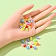 1190pcs 7 couleurs perles acryliques transparentes TACR-YW0001-58-6