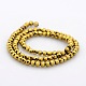 Full Plated Glass Faceted Round Spacer Beads Strands GLAA-A027-3mm-FP04-2