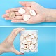 AHANDMAKER 300g White Natural Conch Shell Beads Undrilled/No Hole Tiny Scallop Sea Shells Ocean Beach Seashells Craft Charms for Candle Making Home Decoration Party Wedding Decor SSHEL-PH0001-07-5