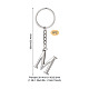 Porte-clés en alliage&nbsp;KEYC-TADJ0001-11M-3