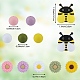 59шт 12 стиля силиконовые бусины&nbsp;SIL-SZ0002-26-2