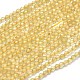 Chapelets de perles de citrine naturelle G-I289-02-1