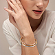Benecreat 7 шт. 3 цвета 304 тонкие браслеты из нержавеющей стали набор для женщин BJEW-BC0001-17-5