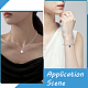 120 шт. сплав клея на плоских подставках для подвески FIND-SP0001-88P-5