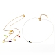 Brass Cable Chains Pendant Necklaces Sets NJEW-JN03721-01-1