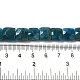 天然石アパタイトビーズ連売り  多面カット  正方形  9~10.5x9~10.5x5~5.5mm  穴：1mm  約39~42個/連  14.96~15.35インチ（38~39cm） G-C109-A13-02-5