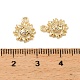 Латунные микро проложить кубического циркония подвески KK-C155-05G-3